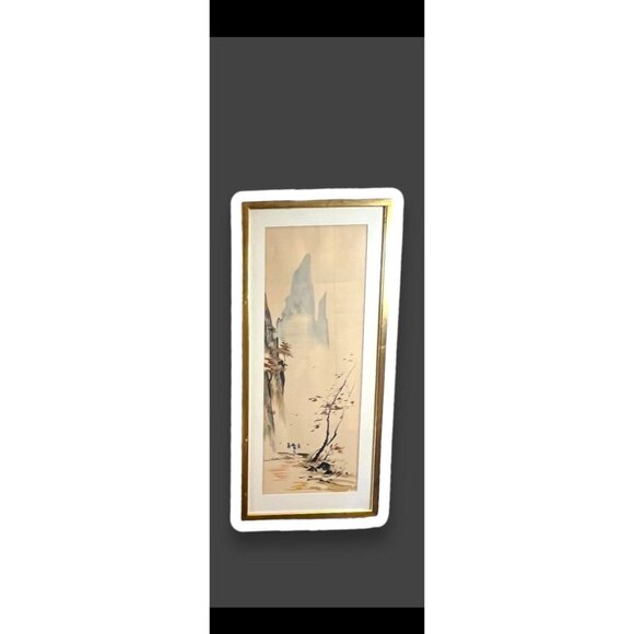 Tyrus Wong Framed VTG Watercolor Prints a Trio of Seasons, Disney Famed Artist - Picture 4 of 10